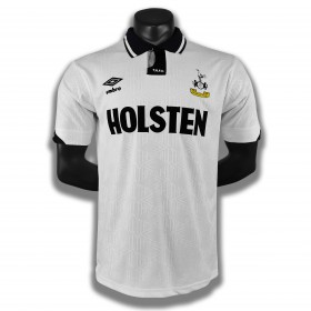Camisolas de futebol Tottenham Hotspur Retro Equipamento Principal 1990 Manga Curta